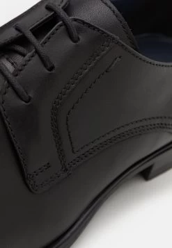 Pier One LEATHER - Schnürer - Black -Pier One 05811a4bfe5243e3bee15ff78978f3c0