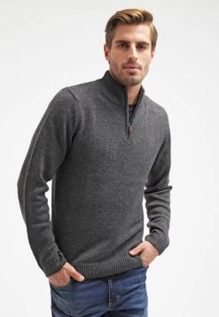 Ausgewählte Produkte 3 Pier One Strickpullover - Dark Grey Melange