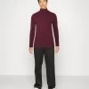Pier One 2 PACK - Langarmshirt - Beige/bordeaux