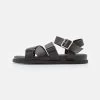 Pier One UNISEX - Riemensandalette - Black