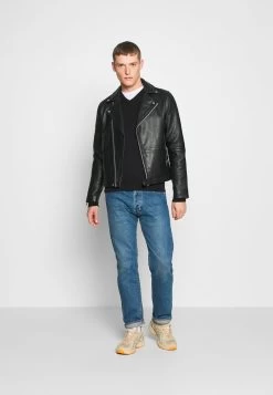 Pier One 2PACK - Strickpullover - Black/bordeaux