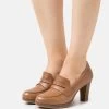Pier One LEATHER - Pumps - Cognac