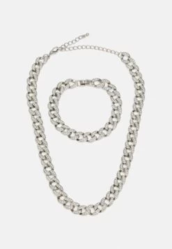 Pier One 2PACK SET - Halskette - Silver-coloured -Pier One 296a5f5eb3774a348421b2255ea9ade4