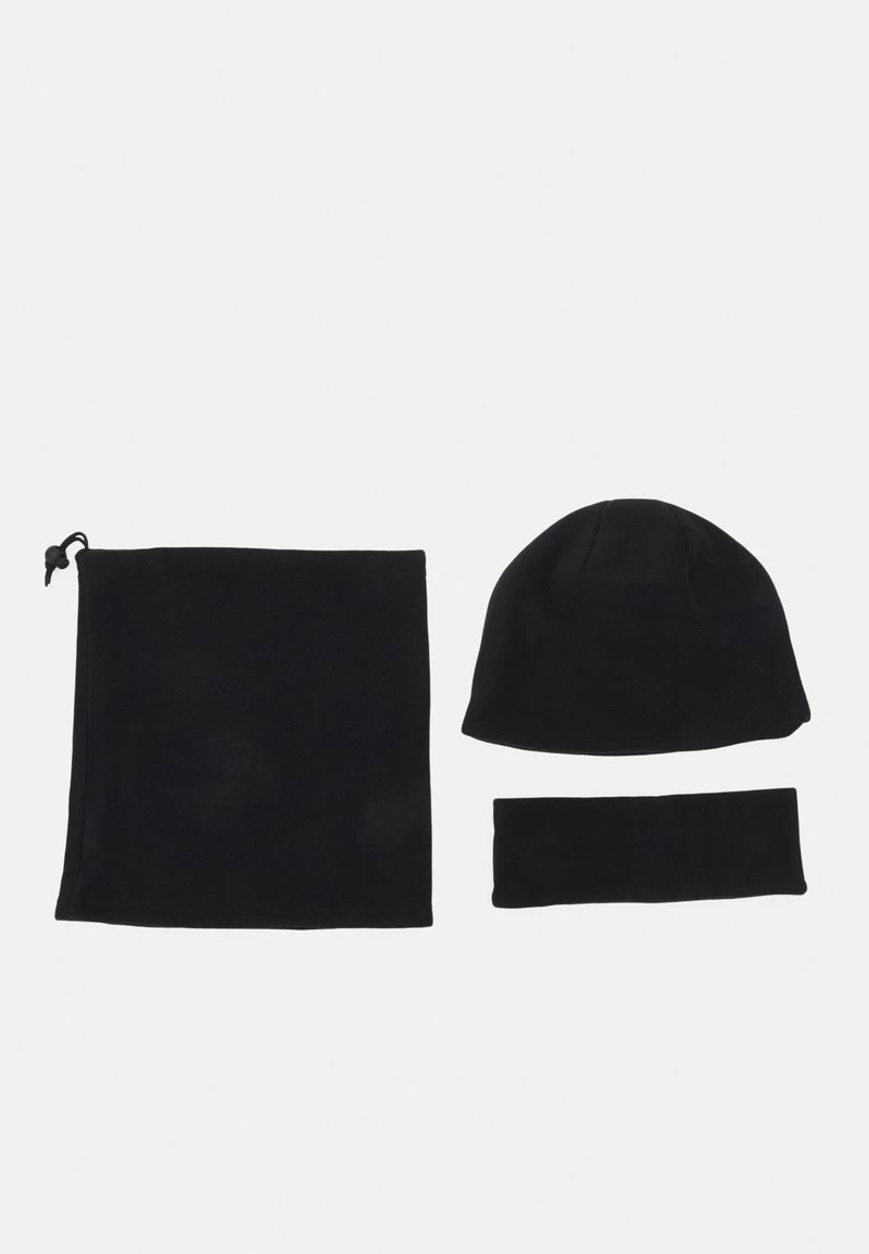 Pier One FLEECE UNISEX SET - Mütze - Black 6 Pier One FLEECE UNISEX SET - Mütze - Black – Bild 6