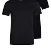 Pier One 2 PACK - T-Shirt Basic - Black