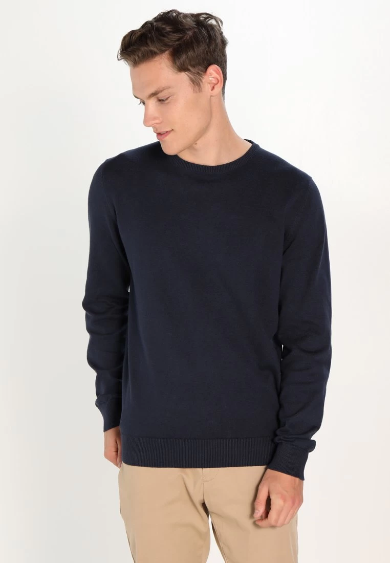 Pier One BASIC CREWNECK - Strickpullover - Dark Blue 6 Pier One BASIC CREWNECK - Strickpullover - Dark Blue – Bild 6