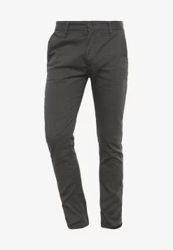 Pier One SLIM FIT CHINO - Chino - Dark Grey -Pier One 33663e7d56c4433b9128b48901c67acf