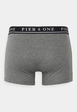 Pier One 5 PACK - Panties - Black/mottled Dark Grey -Pier One 363afa71a2ae4dc49a0189dd440f8a5f