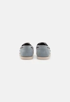 Pier One LEATHER UNISEX - Bootsschuh - Light Blue -Pier One 38a5e66a7c314c5d9ef54a801fa7a47d