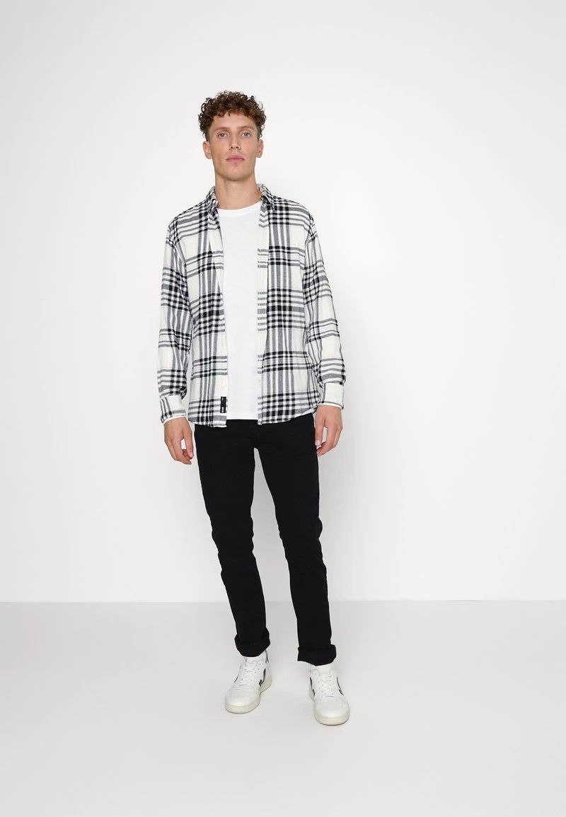 Pier One 5 PACK - Langarmshirt - Blue/white/beige/olive 1 Pier One 5 PACK - Langarmshirt - Blue/white/beige/olive