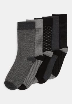 Pier One 5 PACK - Socken - Black -Pier One 4bfc6d6b63a449caadab1ceecde6bda5 1
