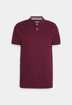 Pier One 3 PACK - Poloshirt - Bordeaux/white/dark Blue -Pier One 4cc9c115b9e24e409168180abfd6760c