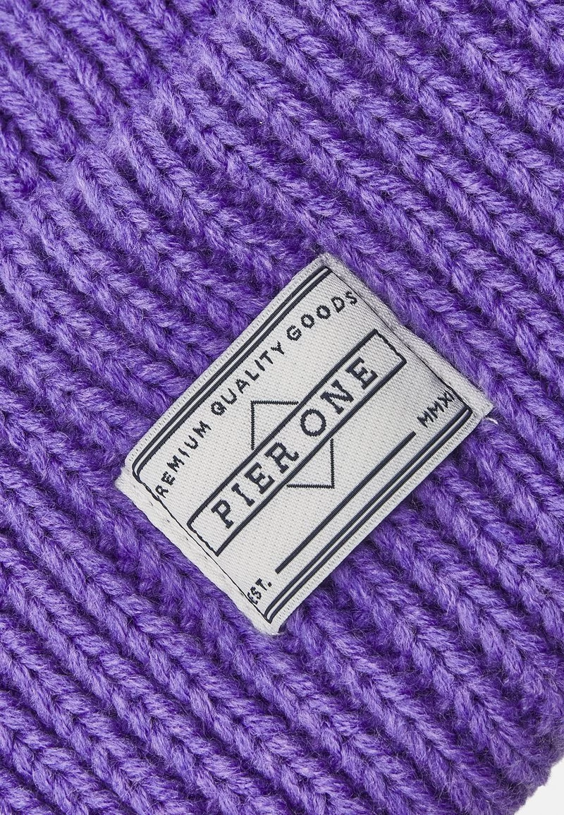 Pier One UNISEX 3 PACK - Mütze - Black/purple/blue 4 Pier One UNISEX 3 PACK - Mütze - Black/purple/blue – Bild 4