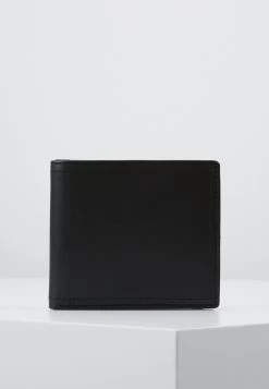 Pier One LEATHER - Geldbörse - Black