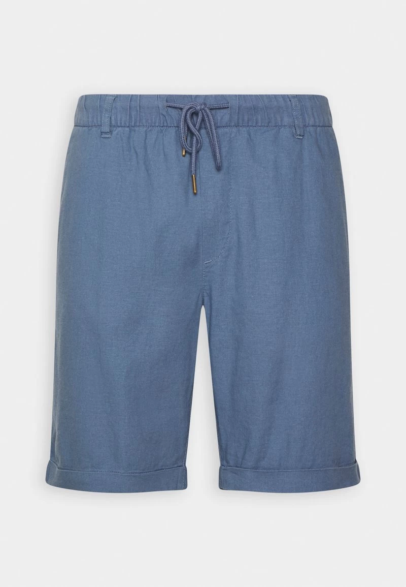 Pier One LINEN BLEND DRAWCORD SHORTS - Shorts - Blue 4 Pier One LINEN BLEND DRAWCORD SHORTS - Shorts - Blue – Bild 4