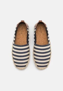 Pier One UNISEX - Espadrille - Dark Blue/white -Pier One 656fb98ccb7640ac939ccc145e729a86