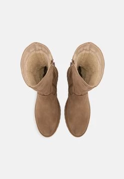 Pier One LEATHER WINTER BOOT - Stiefel - Taupe -Pier One 6764689a7b054af99a293cad010b9f7b