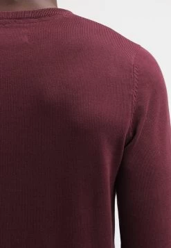 Pier One BASIC CREWNECK - Strickpullover - Bordeaux -Pier One 72a7a328184e47ac946a1a6f2ee77cd7
