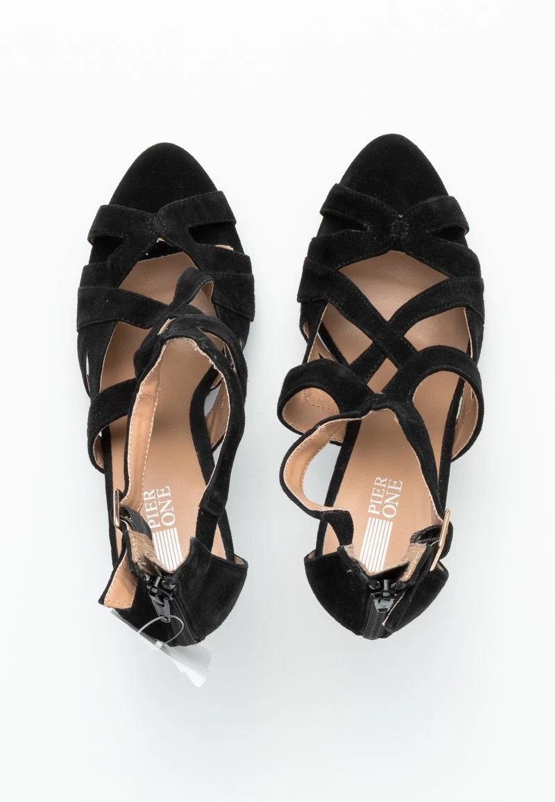 Pier One High Heel Sandalette - Black 2 Pier One High Heel Sandalette - Black – Bild 2