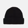 Pier One SHORT MICRO BEANIE UNISEX - Mütze - Black