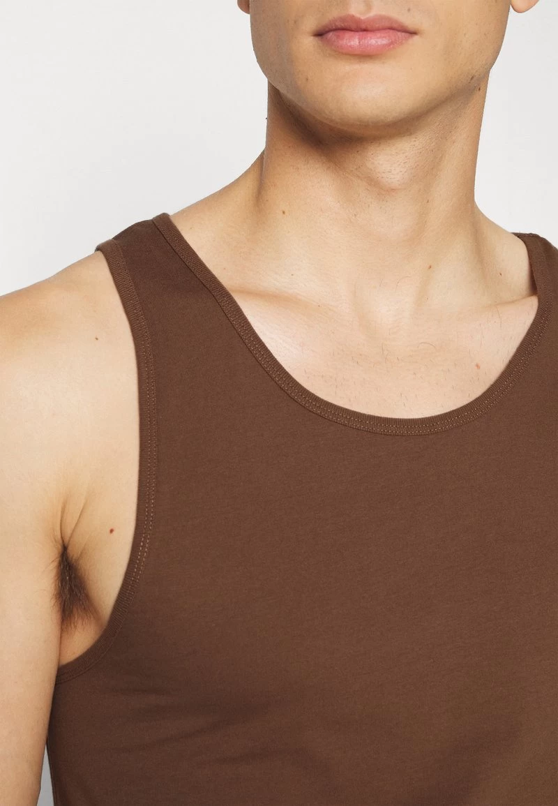 Pier One 3PCK SKIN TONE RIB VEST - Unterhemd/-shirt - Brown 5 Pier One 3PCK SKIN TONE RIB VEST - Unterhemd/-shirt - Brown – Bild 5