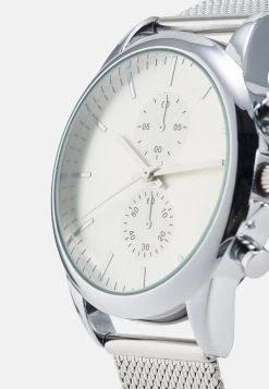 Pier One UNISEX - Chronograph - Silver-coloured -Pier One a3b13f9297e1480998985e1a2a89197f