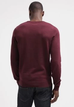 Pier One BASIC CREWNECK - Strickpullover - Bordeaux -Pier One aaf245cbddbb47c589ef82b506fadeca