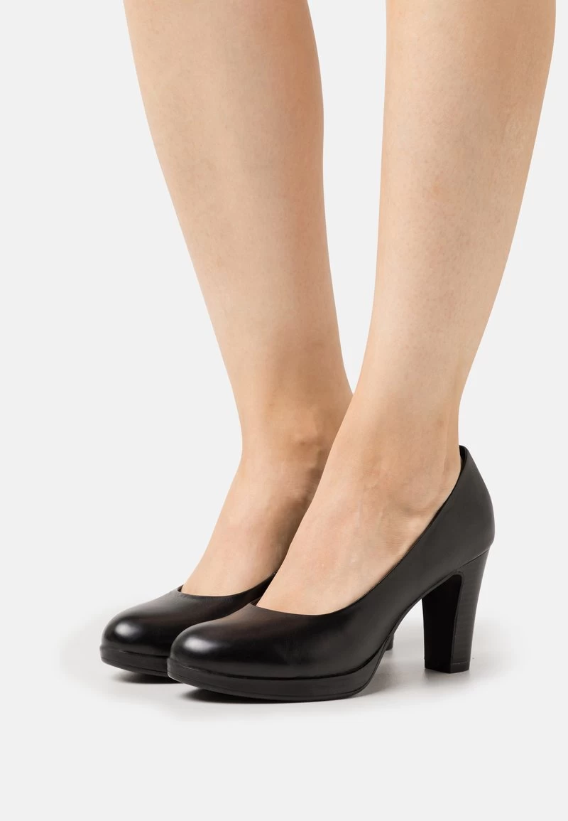 Pier One LEATHER - Plateaupumps - Black 1 Pier One LEATHER - Plateaupumps - Black