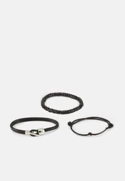 Pier One SET - Uhr - Black -Pier One b0f469a7519f433387fdcd22fdfd31fe