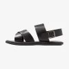 Pier One Riemensandalette - Black