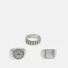 Pier One 3 PACK - Ring - Silver-coloured