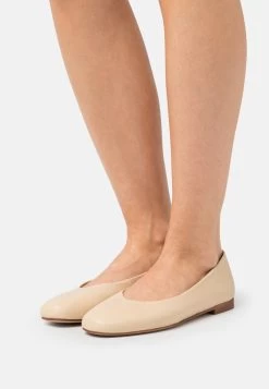 Pier One LEATHER - Klassischer Ballerina - Beige