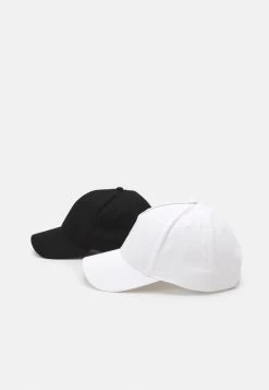 Pier One UNISEX 2 PACK - Cap - Black/white -Pier One ca248325deac4f01afb539b5660c2a9a