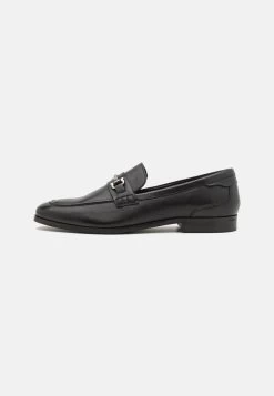 Pier One LEATHER - Slipper - Black
