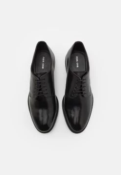 Pier One LEATHER - Schnürer - Black -Pier One d329b480fd9647fcb02de0ad52e20a04