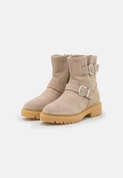 Pier One LEATHER - Cowboy-/Bikerstiefelette - Beige -Pier One da2c095408ac4722bf0e0b860f0774cc