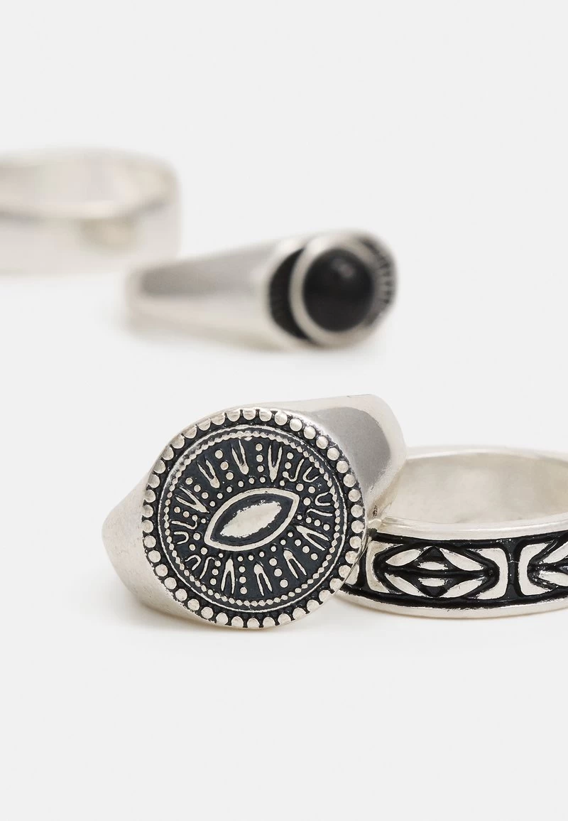 Pier One 5 PACK - Ring - Silver-coloured 3 Pier One 5 PACK - Ring - Silver-coloured – Bild 3