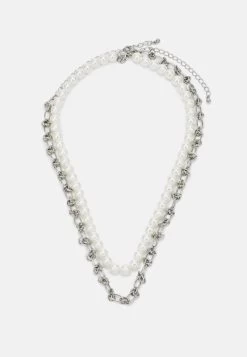 Pier One 2 PACK UNISEX - Halskette - Silver -Pier One e245ed3a0c4448518c382a29b6da13e2 1