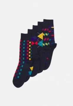 Pier One 5 PACK - Socken - Yellow/dark Blue/grey -Pier One e2951d8578934802a01135cff0613ebe 1