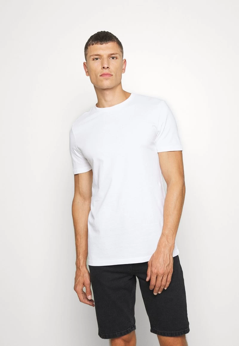 Pier One 7 PACK - T-Shirt Basic - White/blue/green 2 Pier One 7 PACK - T-Shirt Basic - White/blue/green – Bild 2